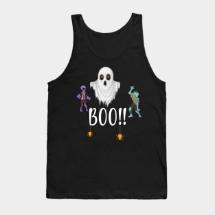 Halloween Boo!! Tank Top